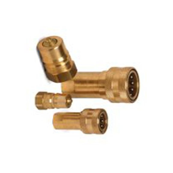 RS PRO,768-5835,液压快速接头 母插 3/4 in螺纹 球锁 接头, 最大操作125 bar, 最高180 °C, 黄铜制, IRBO系列