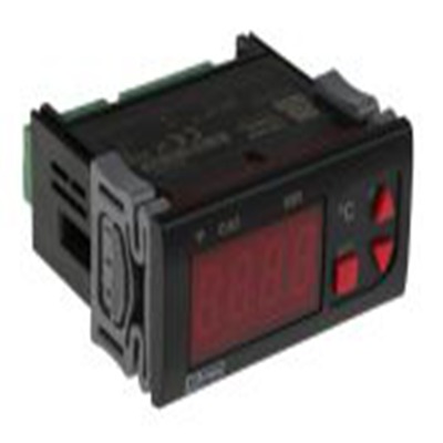 RS PRO,124-1058,温控开关, 230 V ac电源, 继电器，SSR输出, 面板安装安装, IP20, IP65, 77 x 35mm