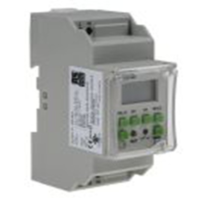RS PRO,896-6876,6LL003-08 数字 DIN 导轨定时开关 DIN导轨定时开关 240 V 交流, 1通道, 单刀双掷, 可设小时