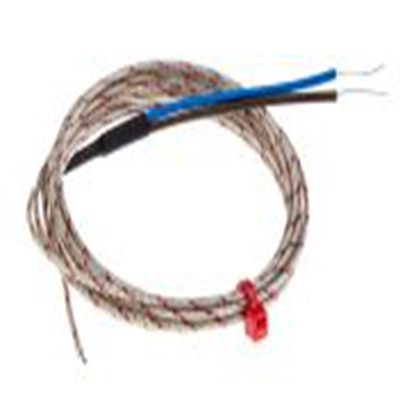 RS PRO,151-192,K型外露结点热电偶, 探头Φ1/0.3mm x 2m, 可测+350°C, 线长2m, 裸线尾线接端, 玻璃纤维探头