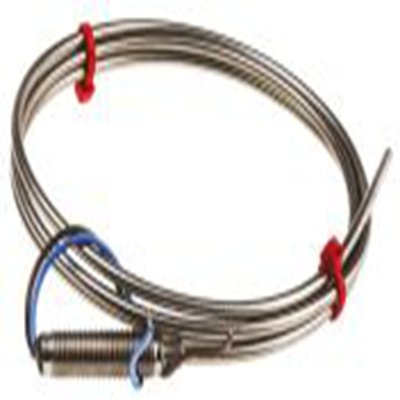 RS PRO,159-124,K型热电偶, 探头Φ3mm x 1m, 可测+1100°C, 线长100mm, 电缆接端, 铬镍铁合金600探头