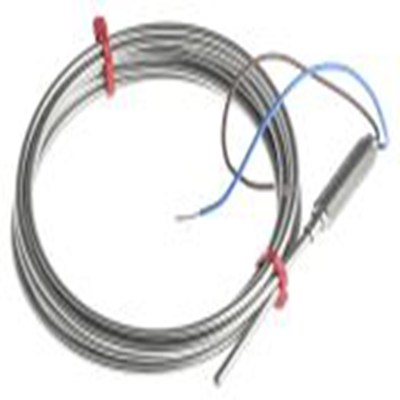RS PRO,159-130,K型热电偶, 探头Φ3mm x 2m, 可测+1100°C, 线长100mm, 电缆接端, 铬镍铁合金600探头