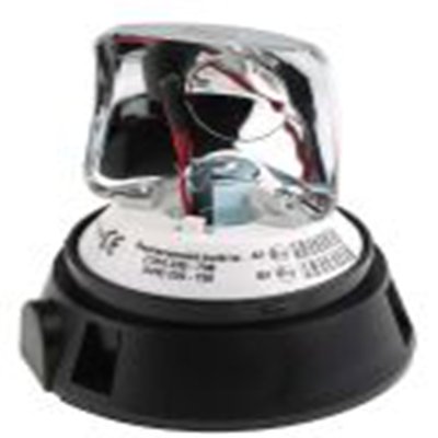 RS PRO,236-284,旋转光警示灯, 12 V 直流，24 V 直流, 黑色外壳, Φ166mm底座, IP56