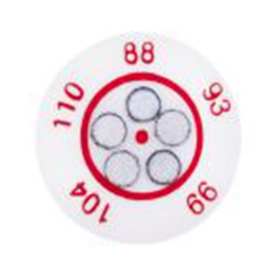 RS PRO,285-986,温度标签, 温度灵敏度88 °C至110 °C, 5个指示级别