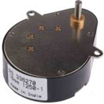 RS PRO,336-270,卵形 齿轮减速机, 1250:1, Φ49.5 mm 4 mm轴径, 最大输出0.6 Nm, 最高8800rpm