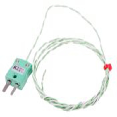 RS PRO,123-6320,K型外露结点热电偶, 探头Φ7/0.2mm x 1m, 可测+250°C, 线长1m, 微型插头接端, PFA探头