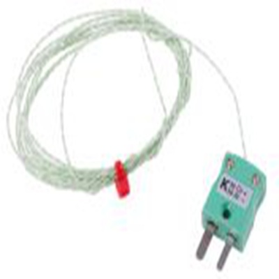 RS PRO,123-6323,K型外露结点热电偶, 探头Φ1/0.2mm x 2m, 可测+250°C, 线长2m, 微型插头接端, PFA探头