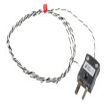 RS PRO,123-6325,J型外露结点热电偶, 探头Φ1/0.2mm x 1m, 可测+250°C, 线长1m, 微型插头接端, PFA探头