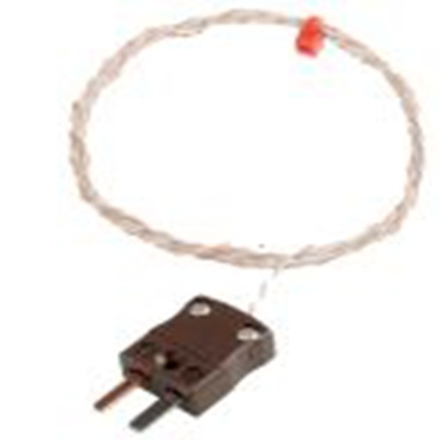 RS PRO,123-6328,T型外露结点热电偶, 探头Φ1/0.3mm x 1m, 可测+250°C, 线长1m, 微型插头接端, PFA探头