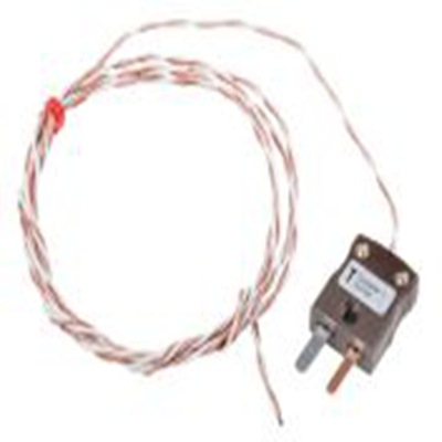 RS PRO,123-6330,T型外露结点热电偶, 探头Φ7/0.2mm x 1m, 可测+250°C, 线长1m, 微型插头接端, PFA探头
