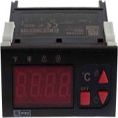 RS PRO,124-1045,温控开关, 230 V ac电源, 继电器输出, 面板安装安装, IP20, IP65, 77 x 35mm