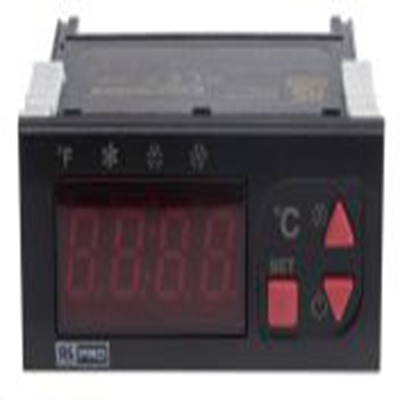 RS PRO,124-1050,温控开关, 24 V ac/dc电源, 继电器输出, 面板安装安装, IP20, IP65, 77 x 35mm