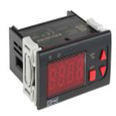 RS PRO,124-1053,温控开关, 24 V ac/dc电源, 继电器输出, 面板安装安装, IP20, IP65, 77 x 35mm