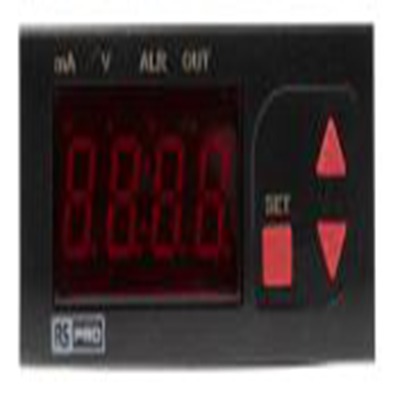 RS PRO,124-1073,温度仪表, 230 V ac电源, 面板安装安装, IP20, IP65, 77 x 35mm