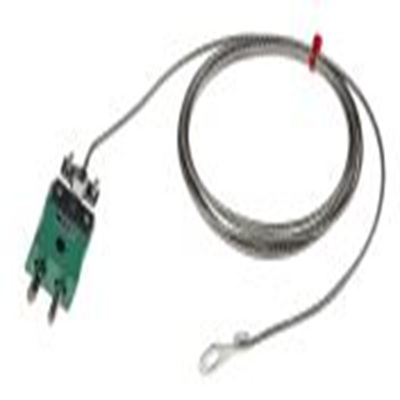 RS PRO,131-4761,K型垫圈热电偶, 探头Φ6mm x 2m, 可测+350°C, 线长2m, 标准插头接端