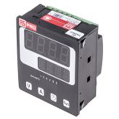 RS PRO,136-5379,数字面板多功能仪表, LED, 测量交流电流, 转速, 频率, 交流电压, 小时, 4位数字 92 mm宽 92 mm高, 62 mm深, Alpha 10系列