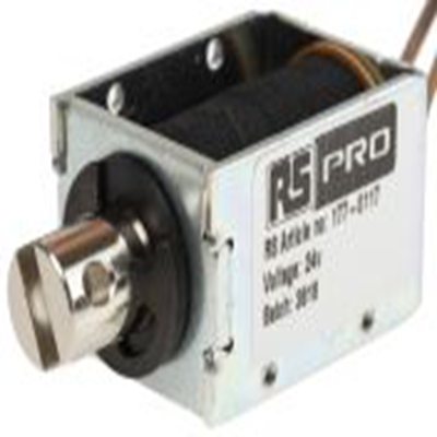 RS PRO,177-0117,直动式电磁阀, 拉力作用 40 mm, DC - D Frame系列 24 mm 29 mm