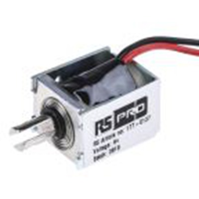 RS PRO,177-0137,直动式电磁阀, 拉力作用, DC - D Frame系列