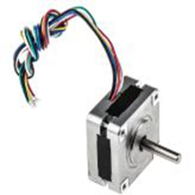 RS PRO,180-5276,1.8 ° 混合, 0.08 Nm 步进电动机, 39.2 x 39.2 mm 6.5 V, 500 mA, Φ5 mm轴