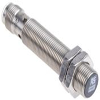 RS PRO,206-6138,电感式接近开关, 螺纹管主体, M12, 可检测4 mm, 嵌入式安装, IP68, 65mm