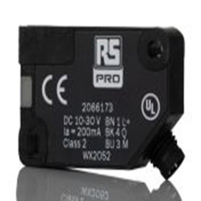 RS PRO,206-6173,电感式接近开关, 矩形主体, 可检测4 mm, 嵌入式安装, IP67, 26mm x 26mm