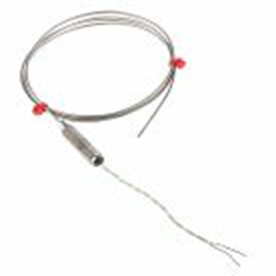 RS PRO,219-4472,K型矿物绝缘热电偶, 探头Φ1.5mm x 1m, 可测+1100°C, 线长100mm, 裸线尾线接端, 铬镍铁合金600探头