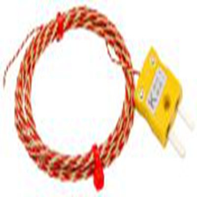 RS PRO,231-8474,K型外露结点热电偶, 探头Φ1/0.2mm x 3m, 可测+250°C, 线长3m, 微型插头接端, PFA探头
