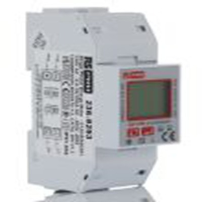 RS PRO,236-9293,1相 能量计 能量计, LCD 背光显示, 7位数字, AP25系列
