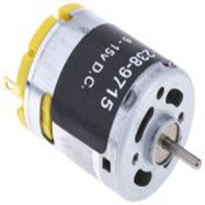 RS PRO,238-9715,齿轮直流电动机, 6 → 15 V 直流, 10668 rpm, 5.75 W, 2.31mm轴径, 58.8 gcm最大输出