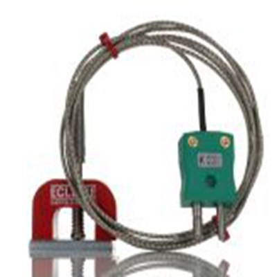 RS PRO,252-2459,K型马蹄形磁铁热电偶 x 1.5m, 可测+250°C, 线长1.5m, 标准插头接端