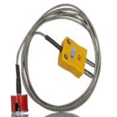RS PRO,268-4403,K型按钮磁铁热电偶, 探头Φ19.1mm x 2m, 可测+250°C, 线长2m, 标准插头接端, 不锈钢探头