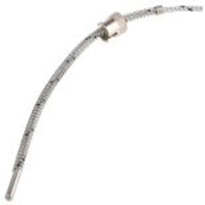 RS PRO,324-1721,J型热电偶, 探头Φ5mm x 20mm, 可测+400°C, 线长2.5m, 电缆接端, 316不锈钢探头, 0.7 s响应
