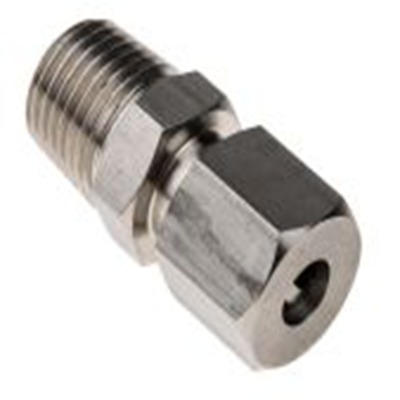 RS PRO,381-7390,1/4 BSPT压缩设备配件, 用于热电偶或 PRT 探头, Φ6mm探头