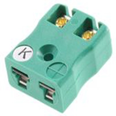 RS PRO,381-7564,微型微型印刷电路板插座连接器 插座, 用于K 型热电偶, PCB（印刷电路板）安装安装, Φ4mm探头, 最高220°C, 绿色