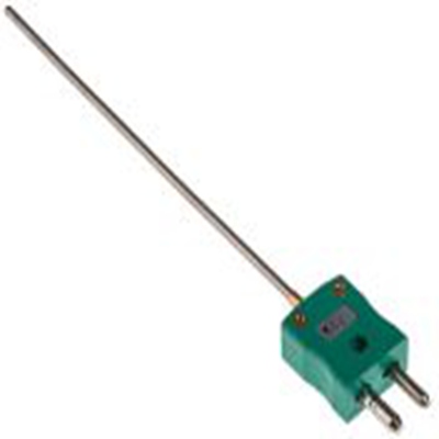 RS PRO,397-1539,K型矿物绝缘热电偶, 探头Φ3mm x 150mm, 可测+1100°C, 标准插头接端, 不锈钢探头
