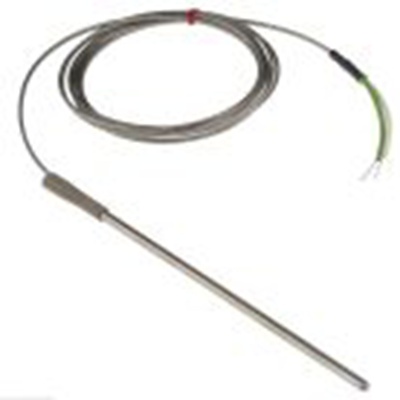 RS PRO,762-1128,K型重型热电偶, 探头Φ4.5mm x 150mm, 可测+350°C, 线长2m, 裸线尾线接端, 不锈钢探头
