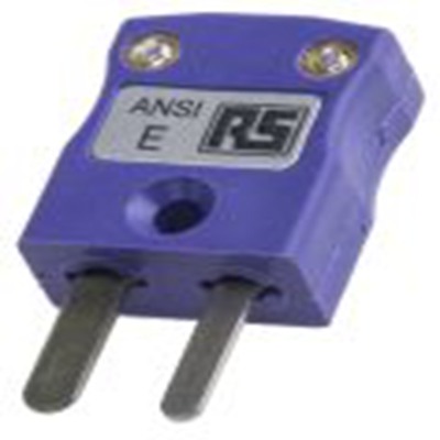 RS PRO,769-1098,微型热电偶连接器 插头, 用于E 型热电偶, Φ4mm探头, 最高220°C, 紫色