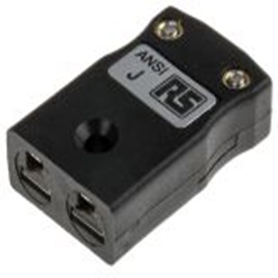RS PRO,769-1123,微型热电偶连接器 插座, 用于J 型热电偶, Φ4mm探头, 最高220°C, 黑色