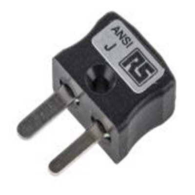 RS PRO,769-1149,微型热电偶连接器 插头, 用于J 型热电偶, Φ4mm探头, 最高220°C, 黑色