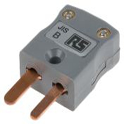 RS PRO,771-8764,微型热电偶连接器 插头, 用于B 型热电偶, Φ4mm探头, 最高220°C, 灰色