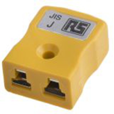 RS PRO,771-8828,微型热电偶连接器 插座, 用于J 型热电偶, Φ4mm探头, 最高220°C, 黄色