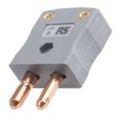 RS PRO,771-8922,标准热电偶连接器 插头, 用于B 型热电偶, Φ6mm探头, 最高220°C, 灰色