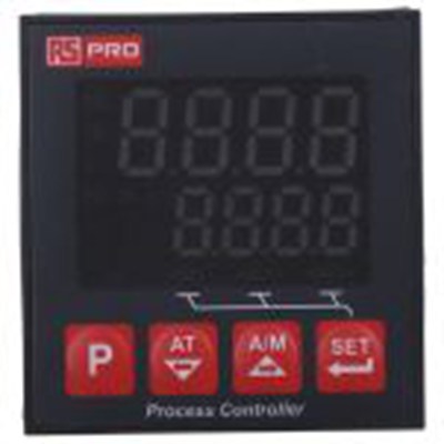 RS PRO,774-0269,PID控制器, 100 → 240 V ac电源, 电流，继电器输出, 1/16 DIN安装, IP20, IP65, 48 x 48mm