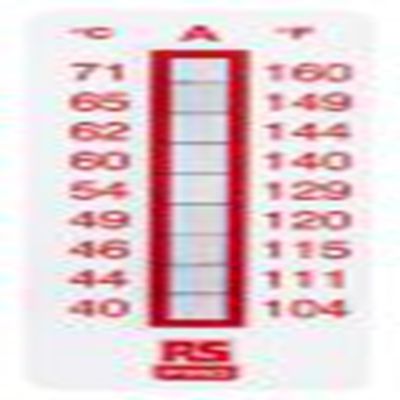 RS PRO,779-9779,温度标签, 温度灵敏度40 °C至71 °C, 9个指示级别