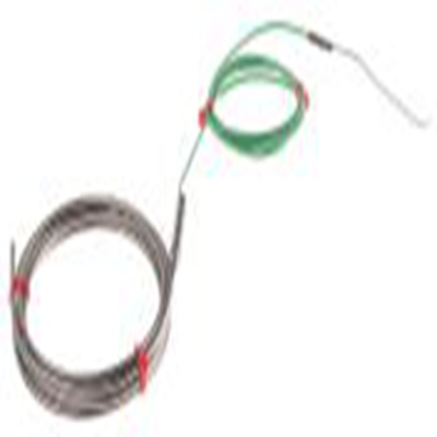 RS PRO,787-7731,K型矿物绝缘热电偶, 探头Φ3mm x 1.5m, 可测+1100°C, 线长1m, 裸线尾线接端, 不锈钢探头