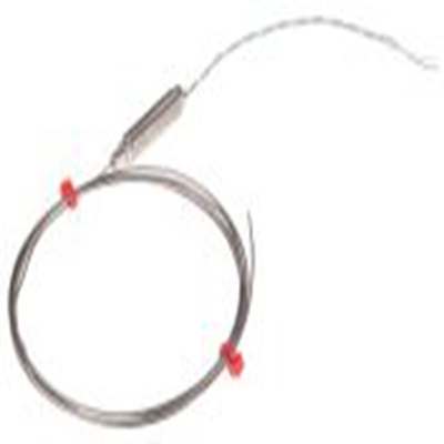 RS PRO,787-7838,K型矿物绝缘热电偶, 探头Φ1mm x 1.5m, 可测+750°C, 线长100mm, 裸线尾线接端, 不锈钢探头