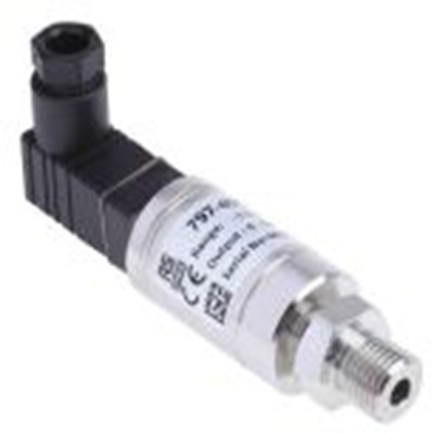 RS PRO,797-4970,相对压力传感器, -1bar→9bar, ±0.25 %精度, 电压输出, 螺纹安装, -20°C→+135°C, IP65