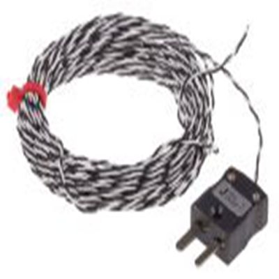 RS PRO,804-7883,J型外露结点热电偶, 探头Φ1/0.2mm x 5m, 可测+250°C, 线长5m, 微型插头接端, PFA探头