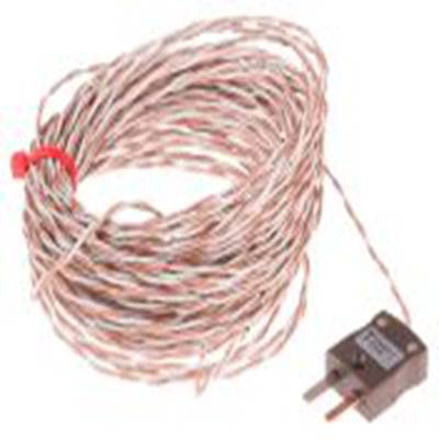 RS PRO,804-7896,T型外露结点热电偶, 探头Φ7/0.2mm x 10m, 可测+250°C, 线长10m, 微型插头接端, PFA探头