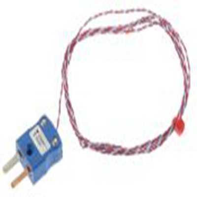 RS PRO,814-0159,T型外露结点热电偶, 探头Φ1/0.3mm x 1m, 可测+250°C, 线长1m, 微型插头接端, PFA探头